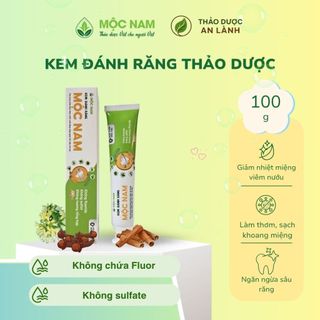  Kem đánh răng thảo dược Mộc Nam làm sạch an toàn ngăn ngừa sâu răng 