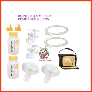 Bộ Phụ Kiện Máy Hút Sữa  Pump phễu silicon full bộ