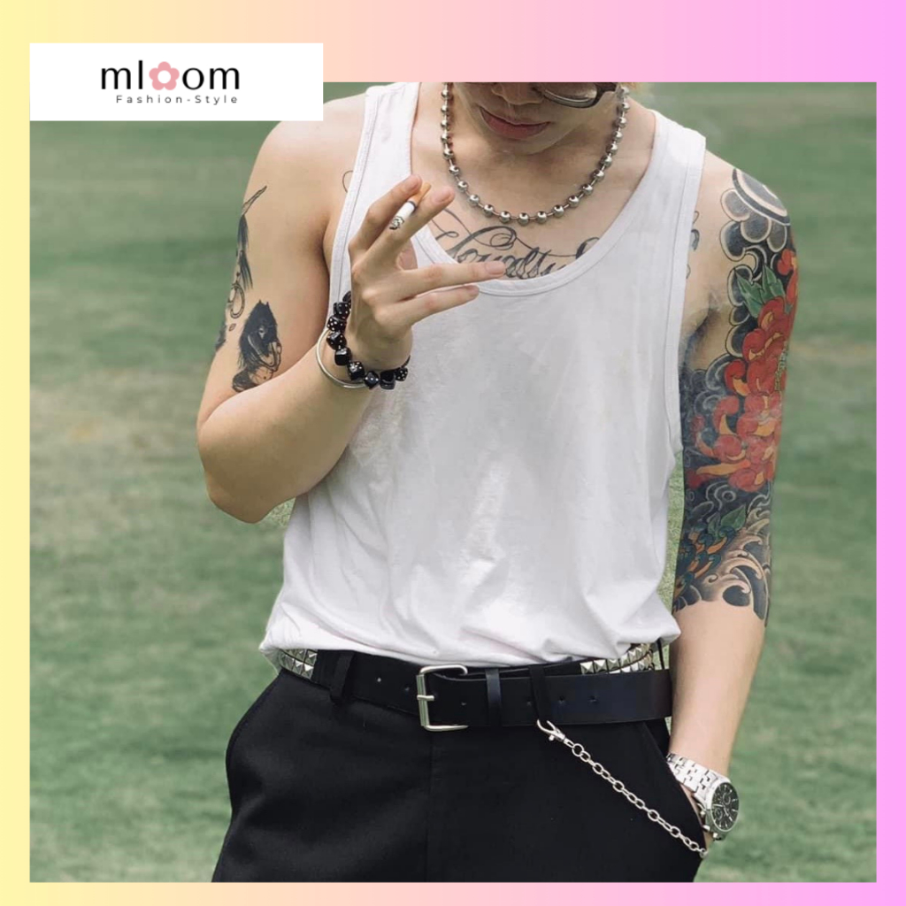 Áo Ba Lỗ Cotton Layer Nam Nữ Mã AT 2302 Hàng Thiết Kế Độc Quyền 2023