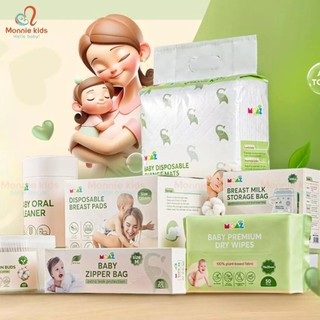 Miếng lót thấm sữa Moaz Eco cho mẹ, lót thấm hút sữa an toàn mềm mại cho mẹ - Monnie Kids