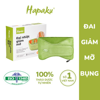  Đai Nóng Giảm Mỡ Bụng HAPAKU Giảm Đau Lưng Sau Sinh Nịt Bụng Giảm Mỡ 