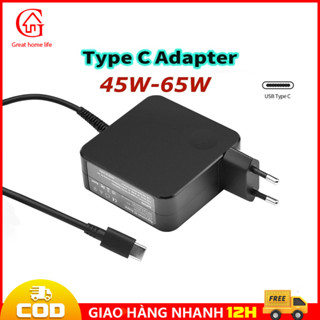 【COD Bộ Sạc Nhanh 45W 65W 90W Type C PD3.0 Tương Thích Với Lenovo ThinkPad Yoga 6 / HP Chromebook / Dell XPS/ASUS Acer
