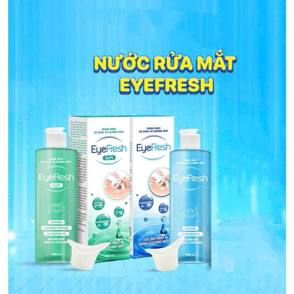 Nước Rửa Mắt EYEFRESH Giúp Làm Sạch Bụi Bẩn Dưỡng Mắt Hỗ Trợ Giảm Khô Mắt, Mỏi Mắt