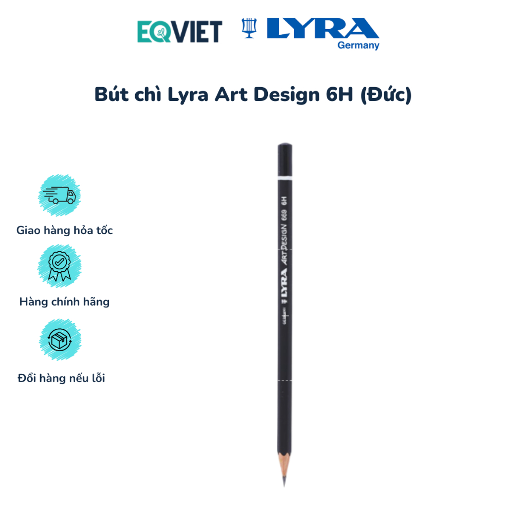 Bút chì Lyra Art Design 6H (Đức)