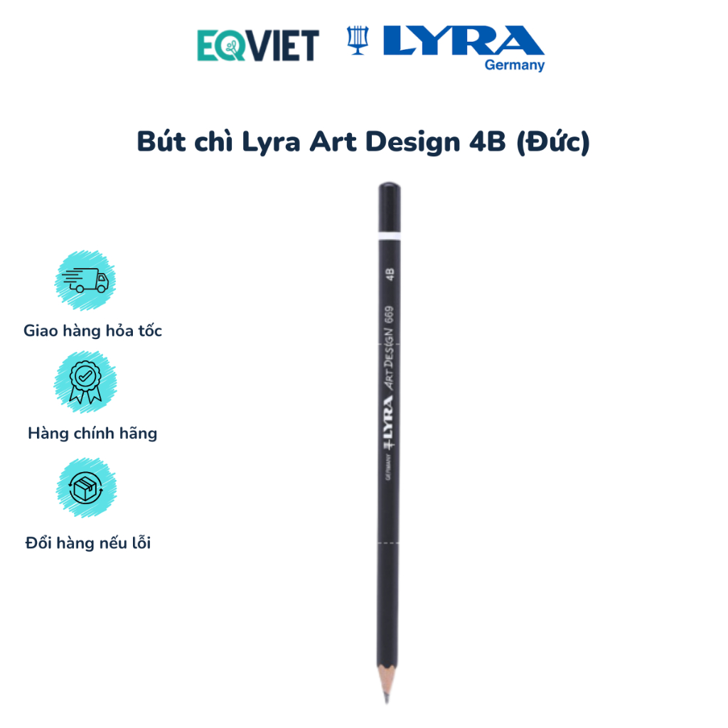 Bút chì Lyra Art Design 4B (Đức)