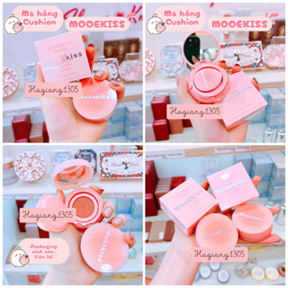 Má Hồng Kem Mooekiss Cushion Matte Kiềm dầu lâu trôi mịn lì