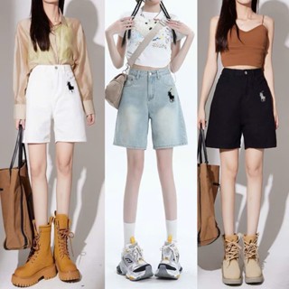 Quần short ngố bò jean nữ cạp cao co giãn short jeans phong cách jeanshop_0603 ms07