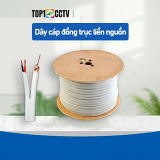 Cáp Đồng Trục Liền Nguồn Cho Camera Gipco RG59+2C