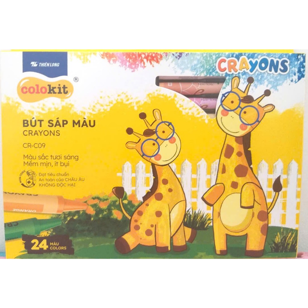 Bút sáp 24 màu CR-C09