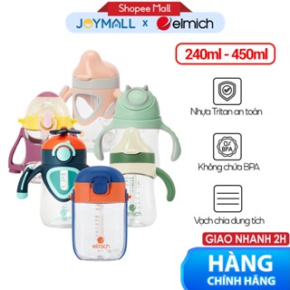 Bình Tập Uống Nước Cho Bé Elmich BabyCare, Hàng Chính Hãng, Nhựa Tritan An Toàn-JoyMall