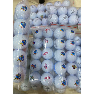 Túi 10 quả bóng Golf Saintnine màu trắng độ mới 98-99% chính hãng như mới không xước