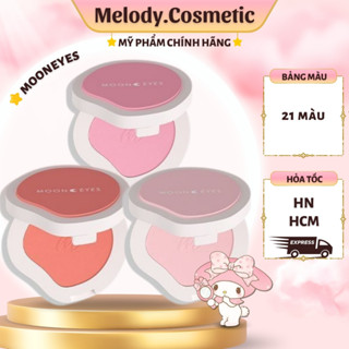 [MOONEYES] Phấn Má Hồng Mooneyes Blush Dạng Bột MELODY.COSMETIC Tự Nhiên Lâu Trôi 21 Màu 3,5g C534