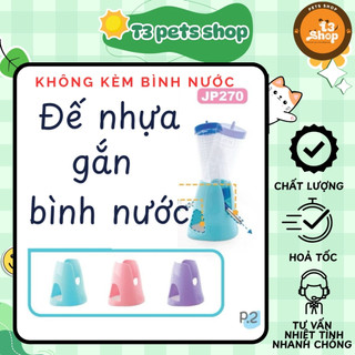 đế nhựa 2in1 để bình nước dành cho hamster - T3 PETS SHOP