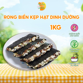    TÚI 1KG   Rong biển kẹp hat dinh dưỡng thơm ngon rong biển ngũ cốc kẹp hạt ăn kiêng - Ngọc Sang Food 