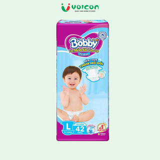 Tã dán Bobby size M 46 miếng, L 40 miếng