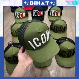 Mũ Lưỡi Trai DSQUARED2 Khoá Nút Thời Trang Nam Nữ, nón kết kaki phối lưới Icon thoáng mát MU489.1