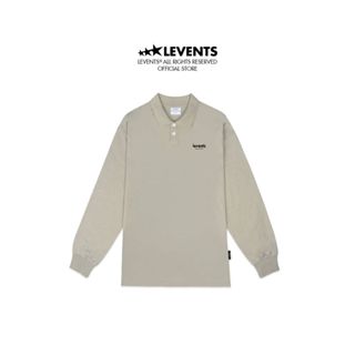Áo Polo Longsleeve Levents Pepper Salt/ Grey 100% Cotton Unisex Oversized