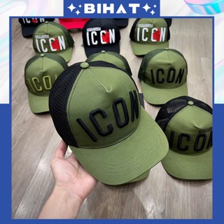 Mũ Lưỡi Trai DSQUARED2 Khoá Nút Thời Trang Nam Nữ, nón kết kaki phối lưới Dsquared2 thoáng mát MU489.2