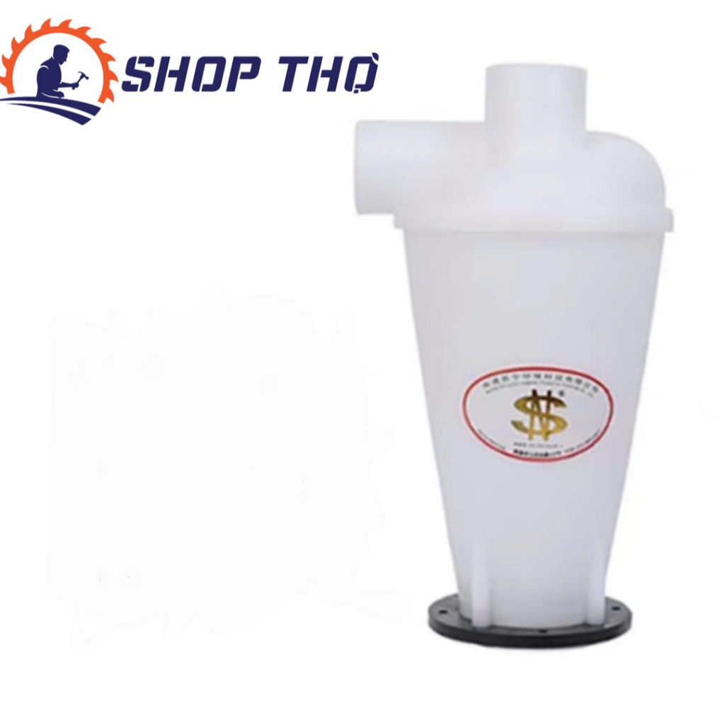 Bộ thu bụi Cyclone kèm mặt bích (màu trắng)