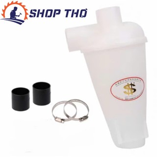 Bộ thu bụi Cyclone kèm mặt bích (màu trắng)