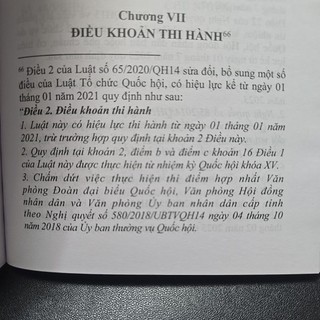 Sách LV2 - Luật tổ chức Quốc Hội (NXB Lao động)
