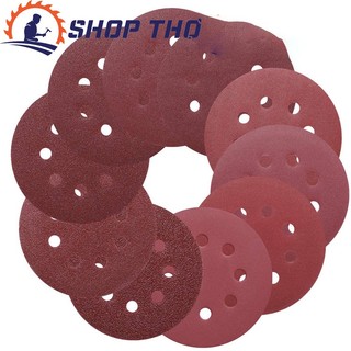 Giấy nhám tròn D125mm đế lông có lỗ