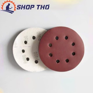 Giấy nhám tròn D125mm đế lông có lỗ