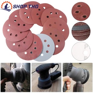 Giấy nhám tròn D125mm đế lông có lỗ