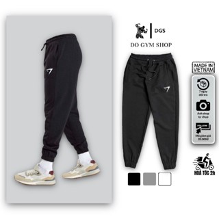 Quần jogger tập gym nam thể thao oversize DOGYMSHOP logo thêu, chất thun nỉ dày dặn QGQD4