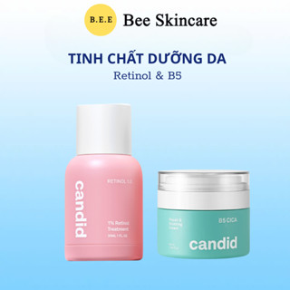 Tinh chất Retinol Candid  0.5%/1% Chống Lão Hóa, Trẻ Hóa Da & Kem Dưỡng B5 Phục Hồi Và Tái Tạo Da Bee Skincare