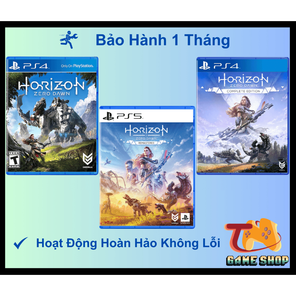 Đĩa Game Ps4 / Ps5: Horizon Zero Dawn