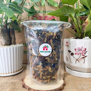 Nho Mix 3 Màu Ấn Độ Sấy Khô Túi 1kg Loại Ngon Thích Hợp Ăn Kiêng