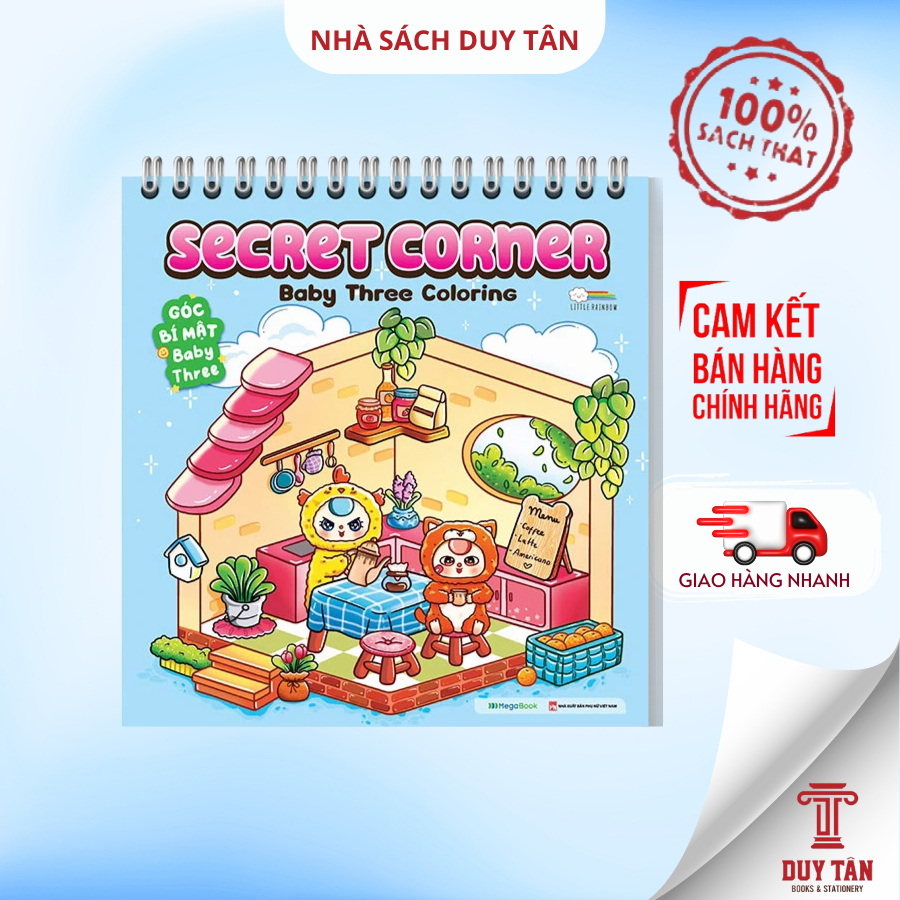 Sách - Secret Corner - Baby Three Coloring - Megabook