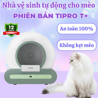 (Full Box) Hộp dọn vệ sinh tự động cho mèo Tipro T+, Máy dọn phân mèo khử mùi Tonepie - Kenji Shop`