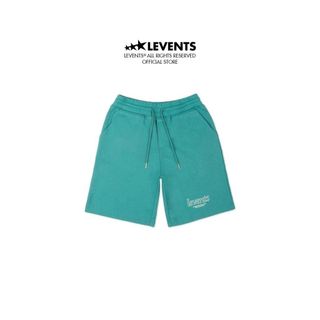  Quần Đùi Levents Play Logo  Green Shortpants Chất Nỉ Chân Cua Unisex Short 