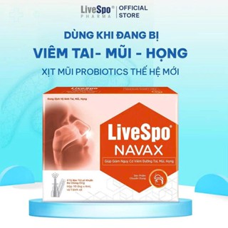 Xịt mũi Giảm nghẹt mũi, chảy nước mũi - Livespo NAVAX chuyên dụng - Hộp 10 ống x 4ml