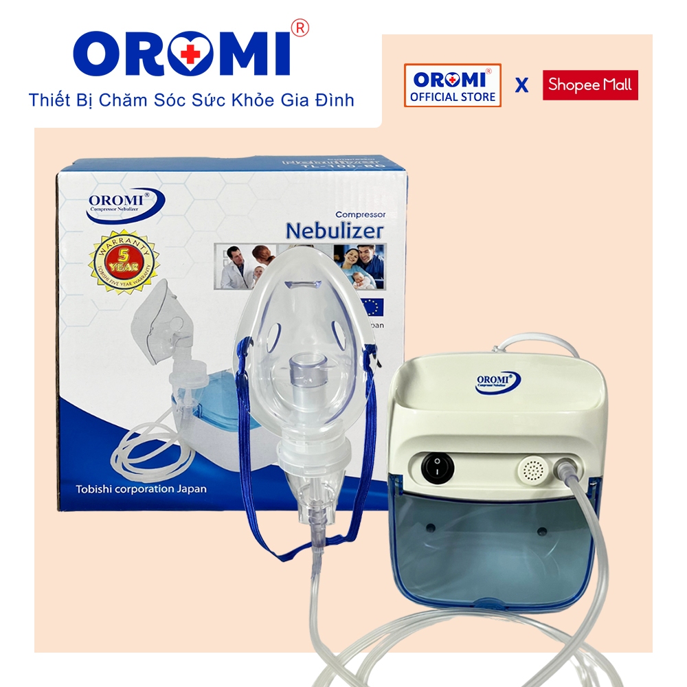Máy xông khí dung OROMI TL-100-BG - Bộ khí dung dành cho trẻ em và gia đình