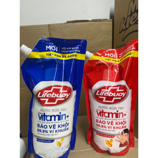 Túi Nước Rửa Tay Lifebuoy Vitamin+ Bảo Vệ Khỏi 99.9% Vi Khuẩn 400g/  1Kg