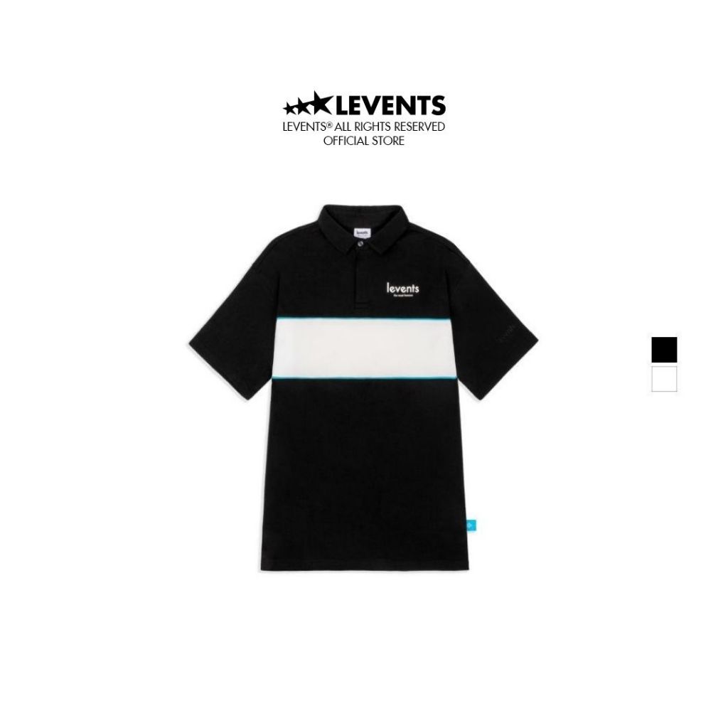 Áo Polo Levents Stripe 100% Cotton Unisex Oversized