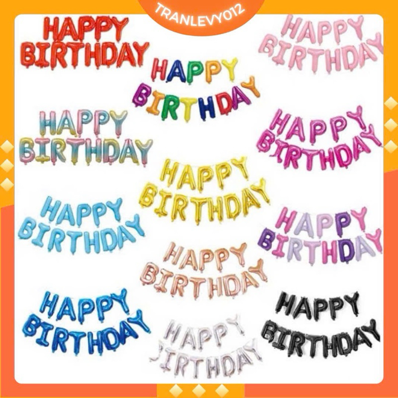 Bóng happy birthday