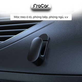 Miếng dán móc treo đồ ô tô mini - Móc dán treo xe hơi gắn chịu lực của móc lên đến 3kg, băng keo 3M chắc