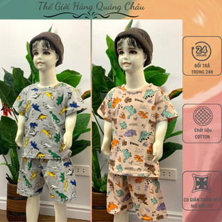 Set Bộ Quần Áo Hè Cho Bé Chất Liệu Cotton Thoáng Mát, Bộ Cộc Bé Trai Bé Gái Cotton (BC7)