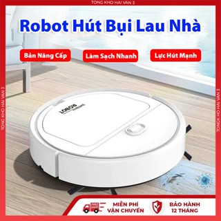 Robot Hút Bụi Lau Nhà Thông Minh, Robot Hút Bụi Đa Năng Làm Sạch Mọi Ngóc Ngách Trong Ngôi Nhà Bạn Bảo Hành 1 Năm