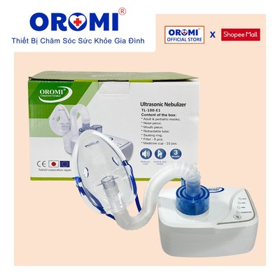Máy xông khí dung siêu âm OROMI TL-100-E1 - Xông mũi họng cao cấp dùng trong gia đình