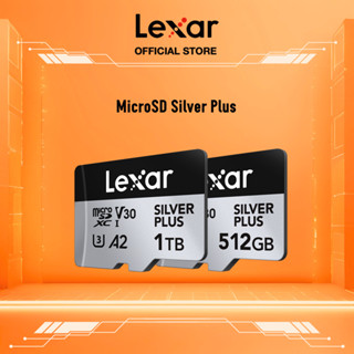 Thẻ Nhớ MicroSD Lexar SILVER PLUS 512GB-1TB 205MB/s UHS-I U3 Tương Thích Drone GoPro Máy Chơi Game