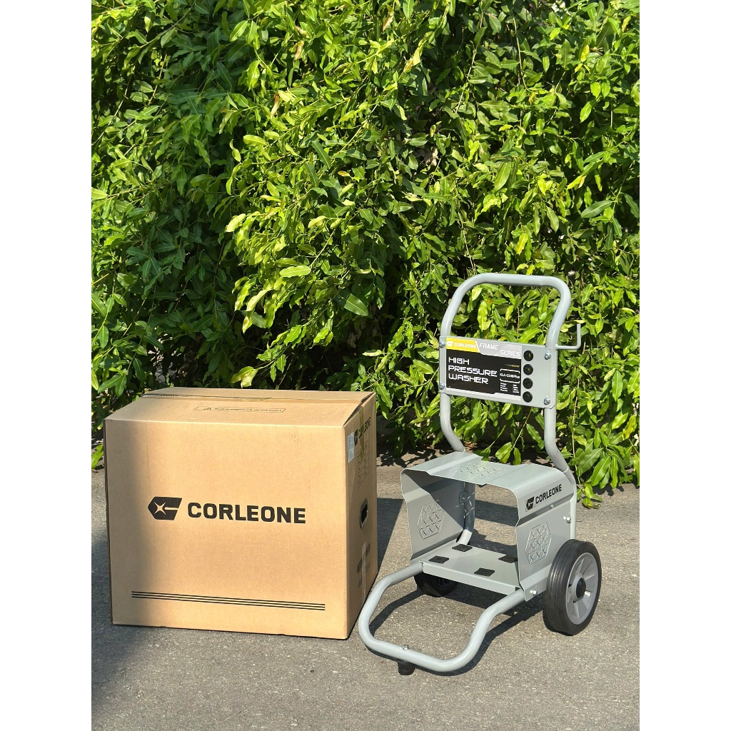 [Khung xe đẩy G500-FLAME] Khung kim loại gắn máy trần rửa xe 2600W Colorone G500 có cản tay cầm và b