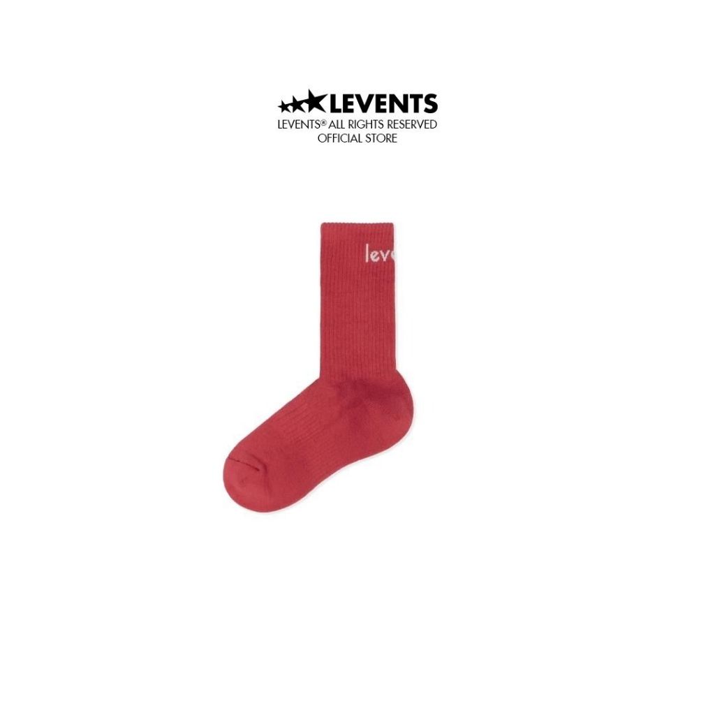Vớ Levents Basic socks/ Red 100% Cotton Unisex