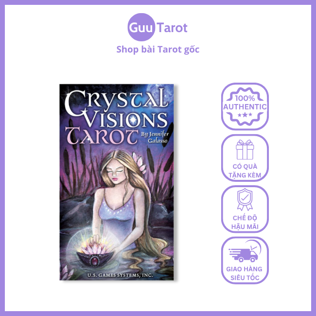 Bộ Bài Crystal Visions Tarot (Guu Tarot Shop)