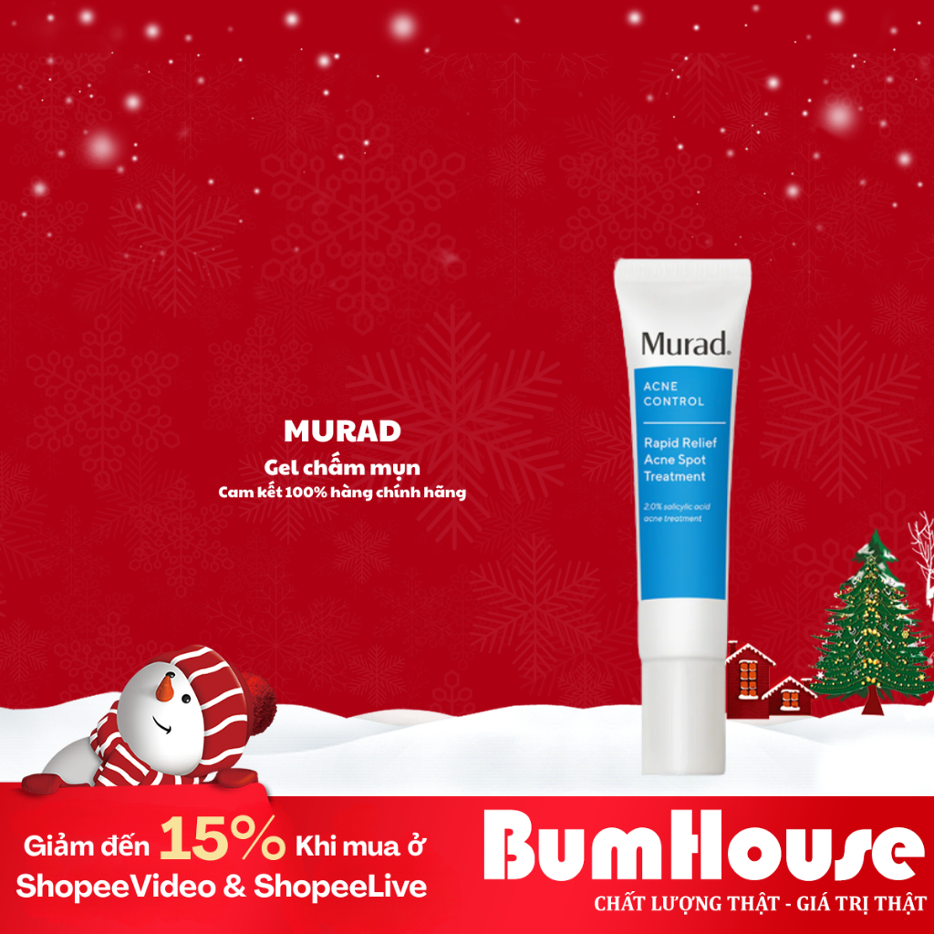 [Hàng CTY]Gel chấm mụn Murad Rapid Relief Acne Spot Treatment 15ml