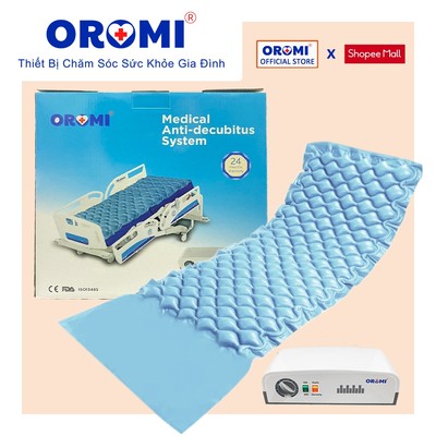 Đệm hơi chống loét OROMI HF608 - Nệm chống hăm, hoại tử 2 chế độ (Có van ngắt luân chuyển)